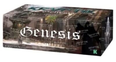 kryptik booster box Kryptik- Genesis Booster box ( Kickstarter version WAVE 1 ) main image 0