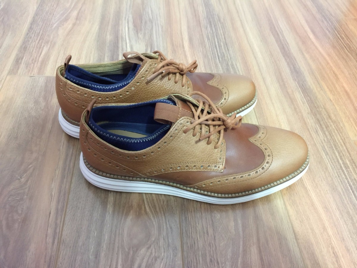 Cole Haan Original Grand NV Oxford Pecan Brown Leather Men display picture 2
