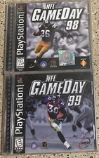 SONY PS1 Black Label GAMEDAY 98 99 JEROME BETTIS TERRELL DAVIS LOT 2 