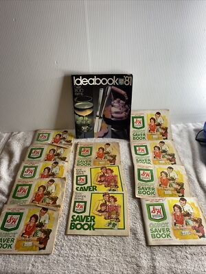 Lot 13 S&H Green Stamp Quick Saver Book IdeaBook Catalog 1981 Full,empty,partial