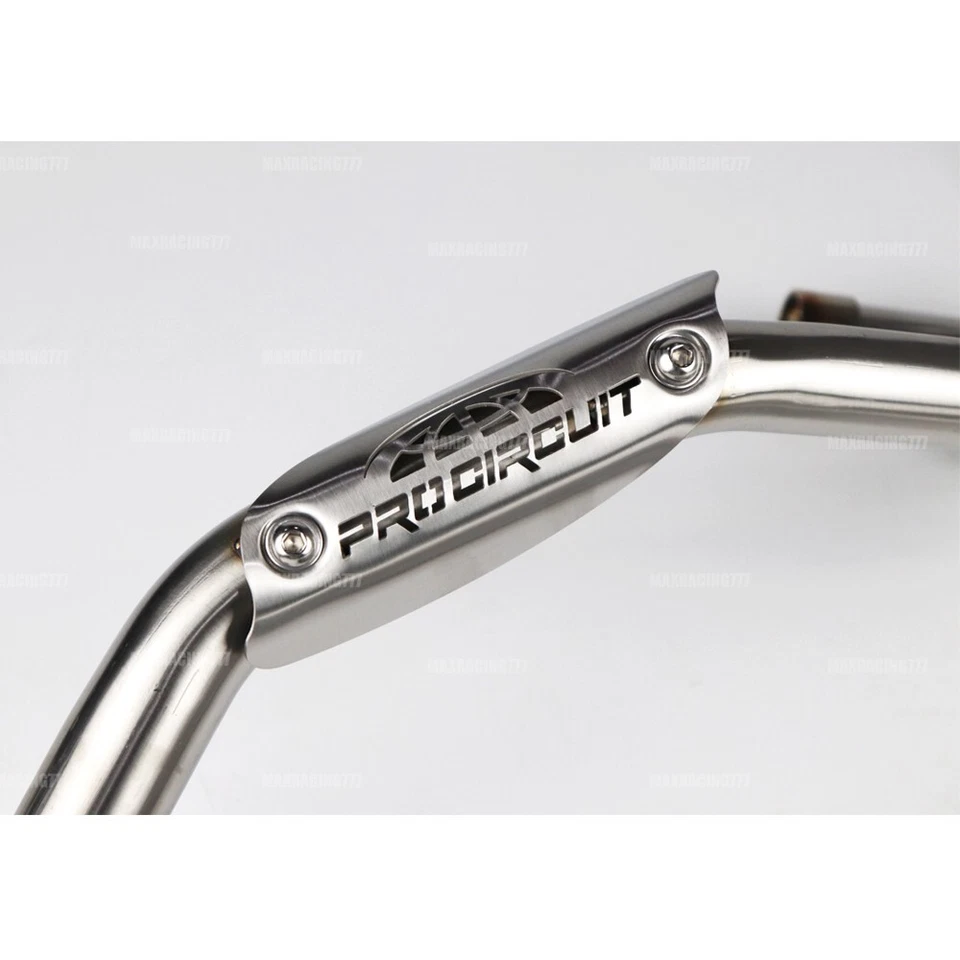 EXHAUST MUFFLER RACING CARBON PIPE FULL SYSTEM FIT FOR KAWASAKI KLX110 KLX110L Foto 3 de 4