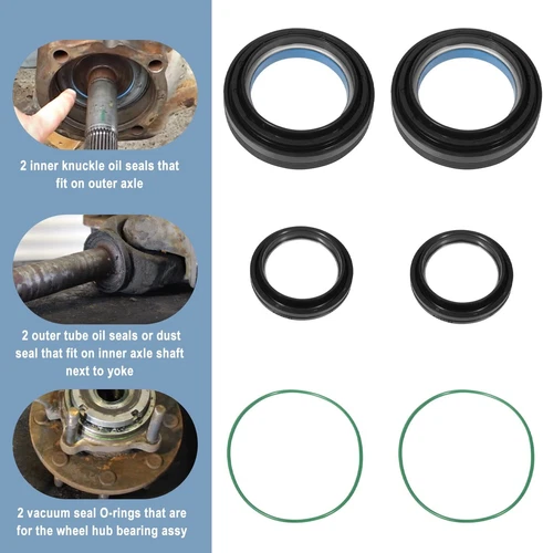 1998-2004 Ford F250 F350 F450 F550 Excursion 4x4 Front Axle Vacuum Seal O Ring - Picture 4 of 13