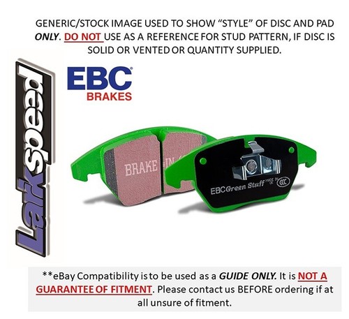 EBC Front Brake Discs & Greenstuff Pads for Nissan Micra (K12) 1.6 (2005 > 10) - Picture 3 of 6