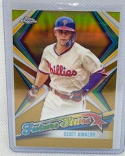 SCOTT KINGERY 2019 TOPPS CHROME FUTURE STARS GOLD REFRACTOR RC #D 37/50