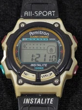 Vintage Armitron All Sport 45/6821 Digital Day Date Alarm Chrono Watch