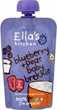 Ella's Kitchen Organic Blueberry & Pear Baby Brekkie 6mth+ (100g) - Pack of 6