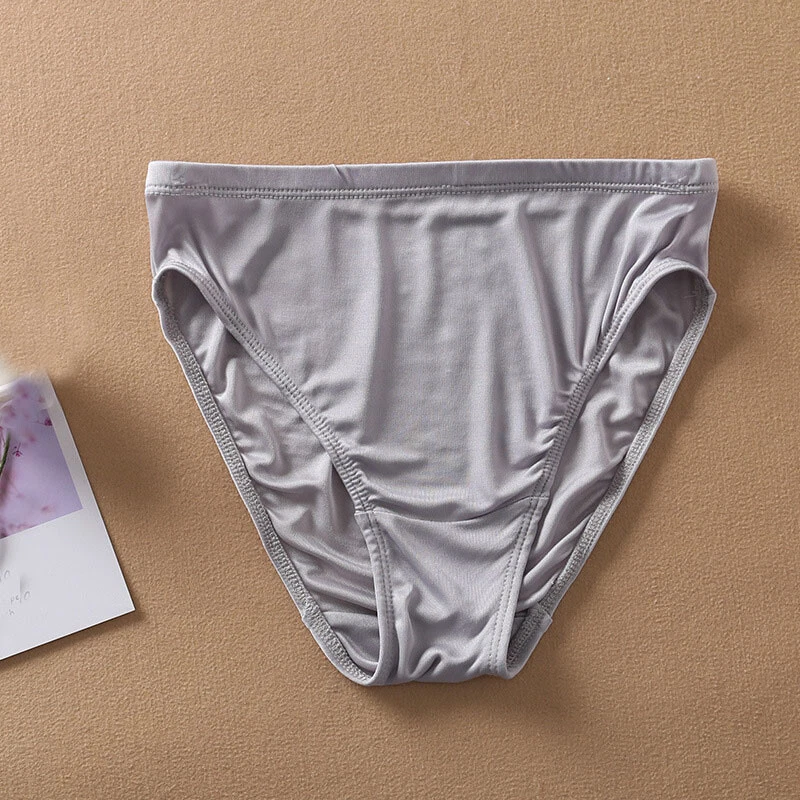 Calcinha calcinha feminina de mistura de seda calcinha calcinha japonesa respirável - Imagem 2 de 4