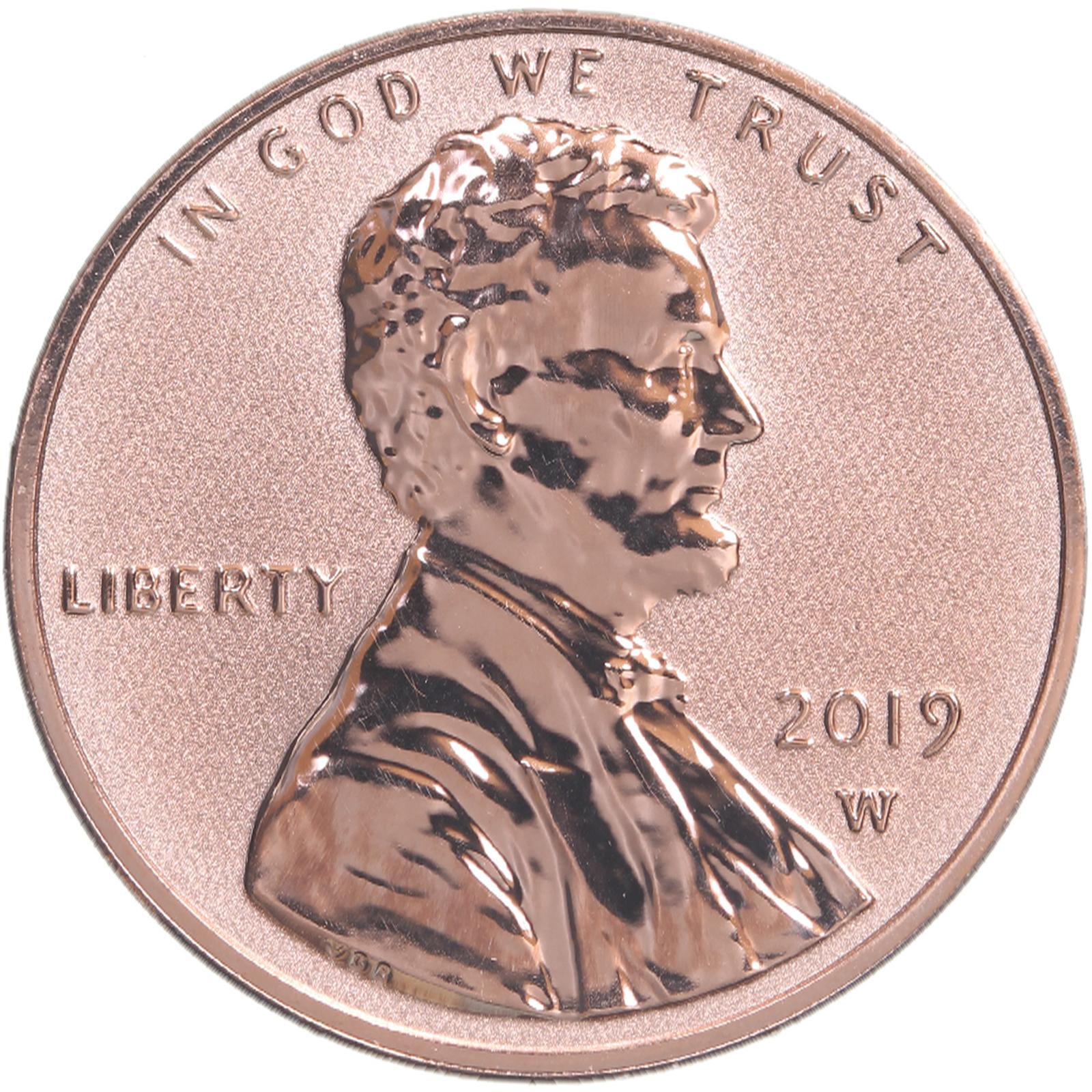 2019 W W W Lincoln Shield Cent Year Set Proof Reverse Proof & BU US 3 ...