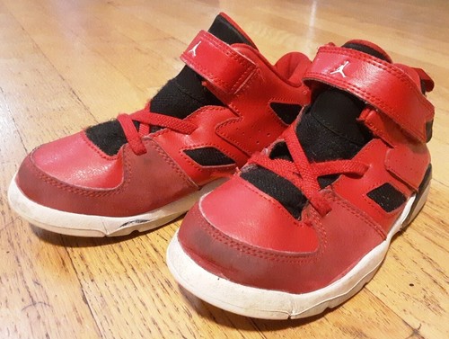 Jordan Flight Club '91 BT Gym Red Style 555330-600 Toddler Size 10C  - Picture 2 of 8