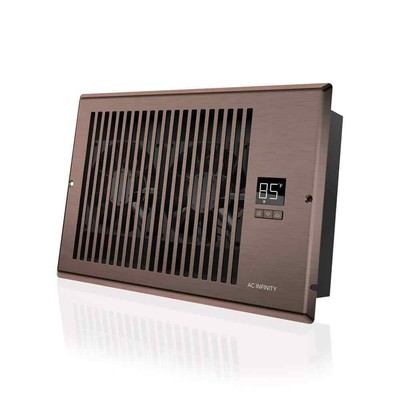Airtap T6 120 CFM 6 in. x 10 in. Quiet Register Booster Fan with Thermostat Cont