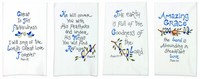 Manual Decorative Guest Towels Psalms Set Of 4 on sale Manual Decorative Guest Towels Psalms Set Of 4 on sale