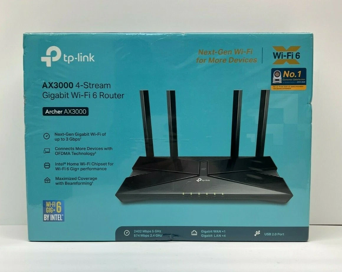 TP-Link AX3000 WiFi 6 Dual Band Router 845973088781