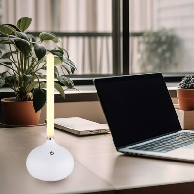 Tischlampe Außenleuchte Tischleuchte LED Touch weiß IP44 BigLight