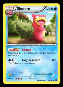 2012 Pokemon Black & White Dark Explorers Slowbro 24/108 NM