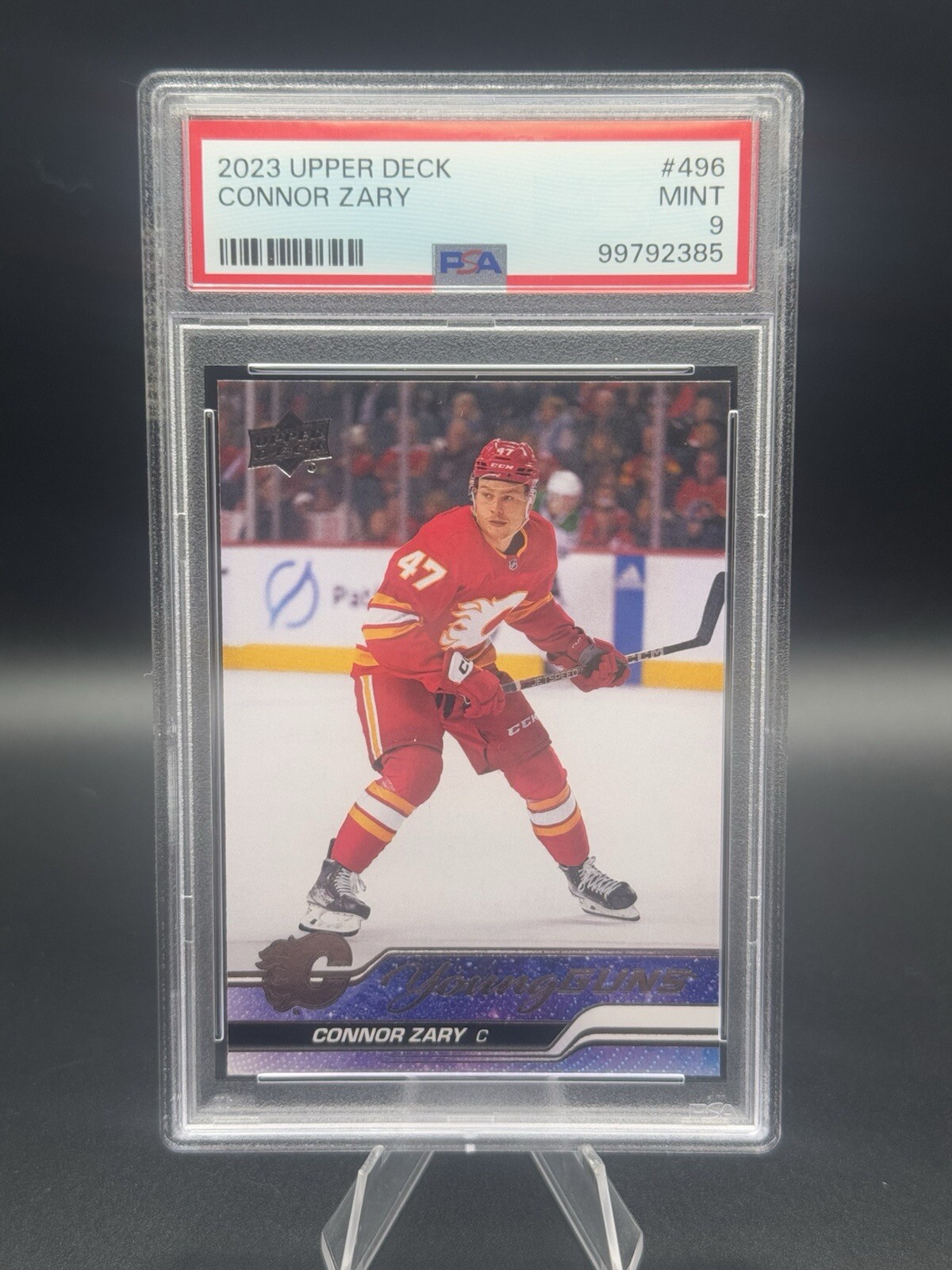 2023-24 Upper Deck Connor Zary Young Guns Rookie RC #496 MINT PSA 9