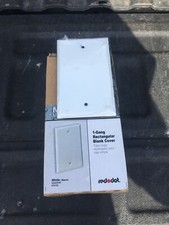 Lot 20 RED DOT WEATHERPROOF WHITE SINGLE GANG BLANK COVER RCCBWH  S340WHE