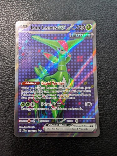 Iron Leaves ex - 186/162 Temporal Forces (Pokemon) Full Art Ultra Rare