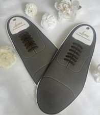 Lazy no tie elastic silicone shoelaces BLACK OR BROWN IN STOCK 