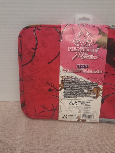 Realtree Camo 10" Protective Neoprene Tablet Sleeve Pink Camo Brand New - Picture 5 of 6