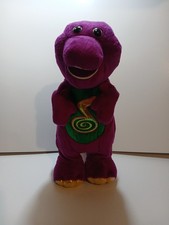 Vintage Barney the Dinosaur Dino Dance Singing Dancing 2002 Fisher Price WORKS