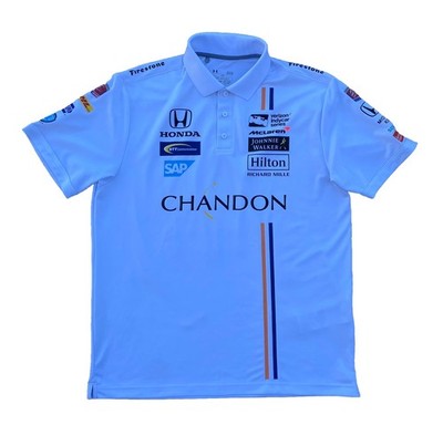 Under Armour Indy 500 Andretti Racing McLaren Honda Crew Polo Men s Large 2017
