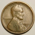 1923 S Lincoln Wheat Cent Penny VG-Details   "Actual Coin Pictured -Not Cleaned"