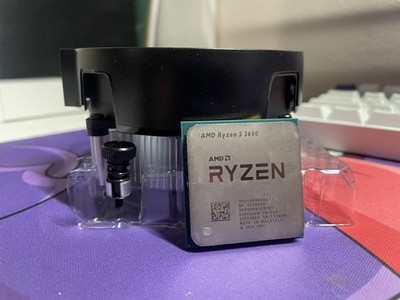 AMD Ryzen 5 3600 Processor (3.6GHz, 6 Cores, Socket AM4) CPU and Stock Cooler 