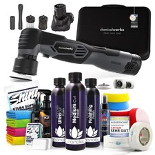 Akku Poliermaschine chemicalworkz EVO Mini mit Nanolex Politurset 20-tlg.