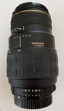 Quantaray AF 70-300mm 1:4 -5.6 LDO MACRO Lens. For Nikon AF
