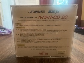 FM Towns II Marty Highlight CD 20 Fujitsu 1993 Japan Demo 2-Disc Promo CIB