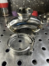 3 V-band 90 Degree Stainless Steel Turbo Elbow Pipe To 60mm Wastegate Inlet