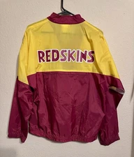 Vintage 90s Pro Line Washington Redskins Apex One Windbreaker Jacket Small S NFL