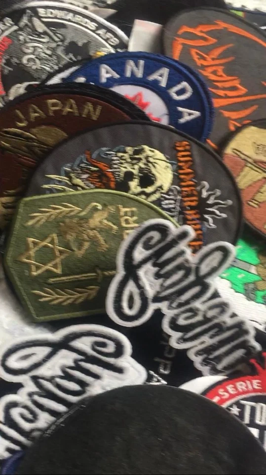 100 Random Mix Vintage Embroidered Patches Sew On Iron On Lot DIY Clothing Patch - Image 4 of 4