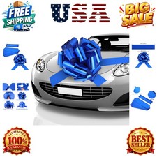 Big Car Bow Giant Car Bow with 20 ft Ribbon for Large Gift Wrapping New House...