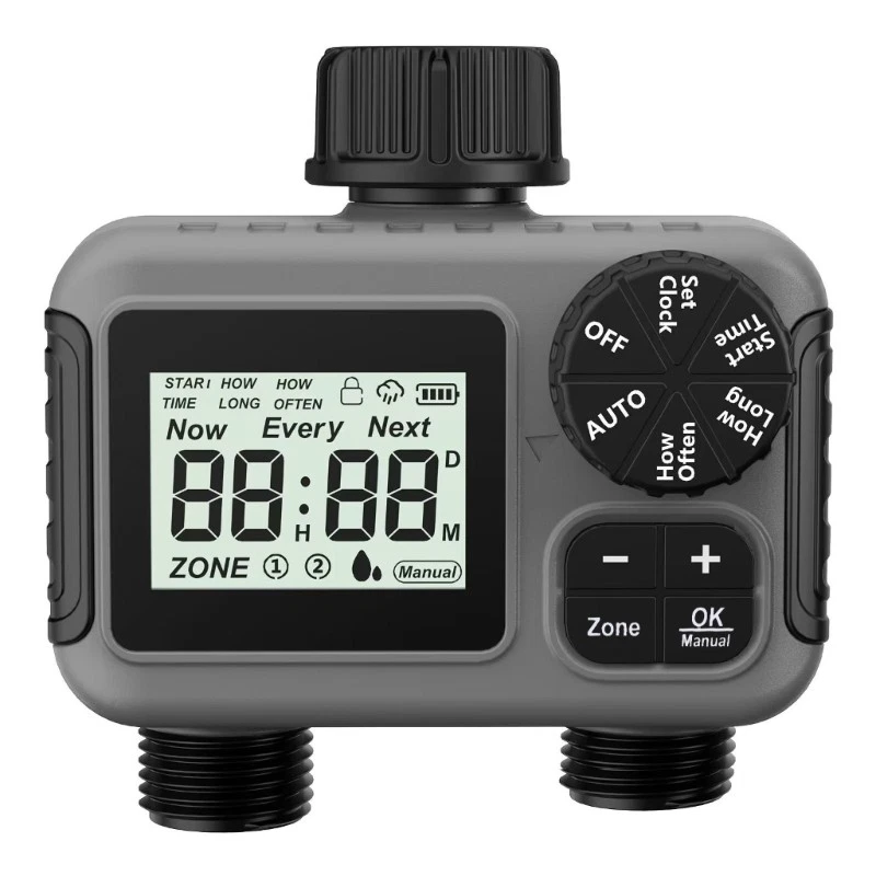 Time Saving 2 Zone Garden Water Timer Watering Solution For Busy Individuals