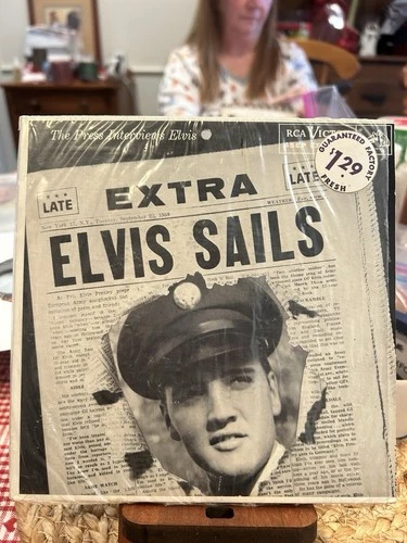 ELVIS PRESLEY 45 EP ELVIS SAILS EPA-4325 SUPER CLEAN Still In Loose Baggy DOT 59