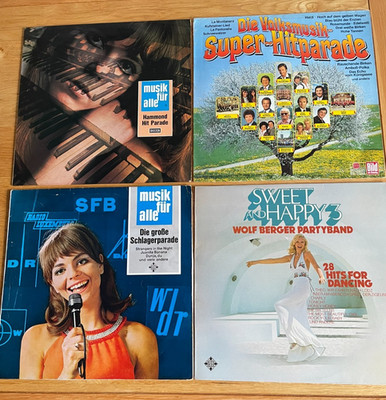 4 German Deutsche Pop Music Vinyl LP Albums