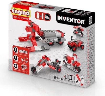 Engino 8 in 1 Motorräder (Verpackung leicht beschädigt)
