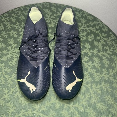 Puma Future Z 3.4 FG/AG Men's Soccer Cleats Blue Sz 8.5 Fuzionfit Evoknit Pro