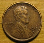 1916 S LINCOLN WHEAT CENT PENNY FROM COIN COLLECTION ROLLS LOTS SETS AND ALBUMS
