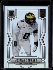 2025 Panini Donruss Elite Josaiah Stewart #197 Rookies 796/999 RC Rams