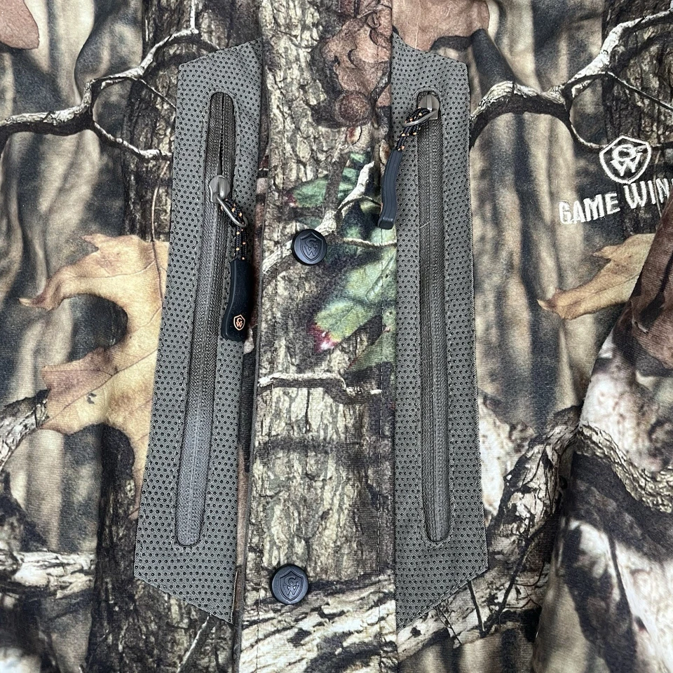 GameWinner Camo Mens XL Hunting Extra Warm Hooded Jacket Coat EUC Realtree - Image 4 of 4