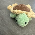 Crochet Sunflower Turtle / Pin Cushion Handmade  6.5” — photo 2