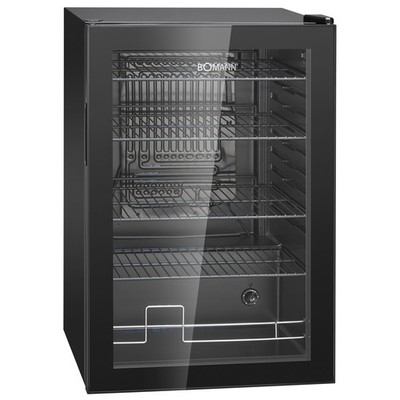 BOMANN Glastürkühlschrank KSG 7290 - schwarz - E