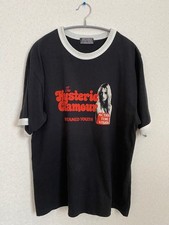 Hysteric Glamour Untamed Youth Ringer T-Shirt Black White L Vintage Used