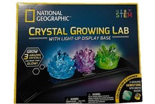 National Geographic Crystal Growing Lab Light-Up Display Base STEM Kit