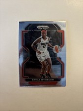 2022 WNBA Prizm Erica Wheeler Autographed Card #135 Indiana Fever CB2707