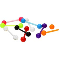 PIERCINGLINE  Piercing Acryl Barbell flexibel...