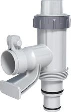 [ Patented ] Plunger Valve Plus with Pool Hose Adapter 1 Pack - Linear Top 