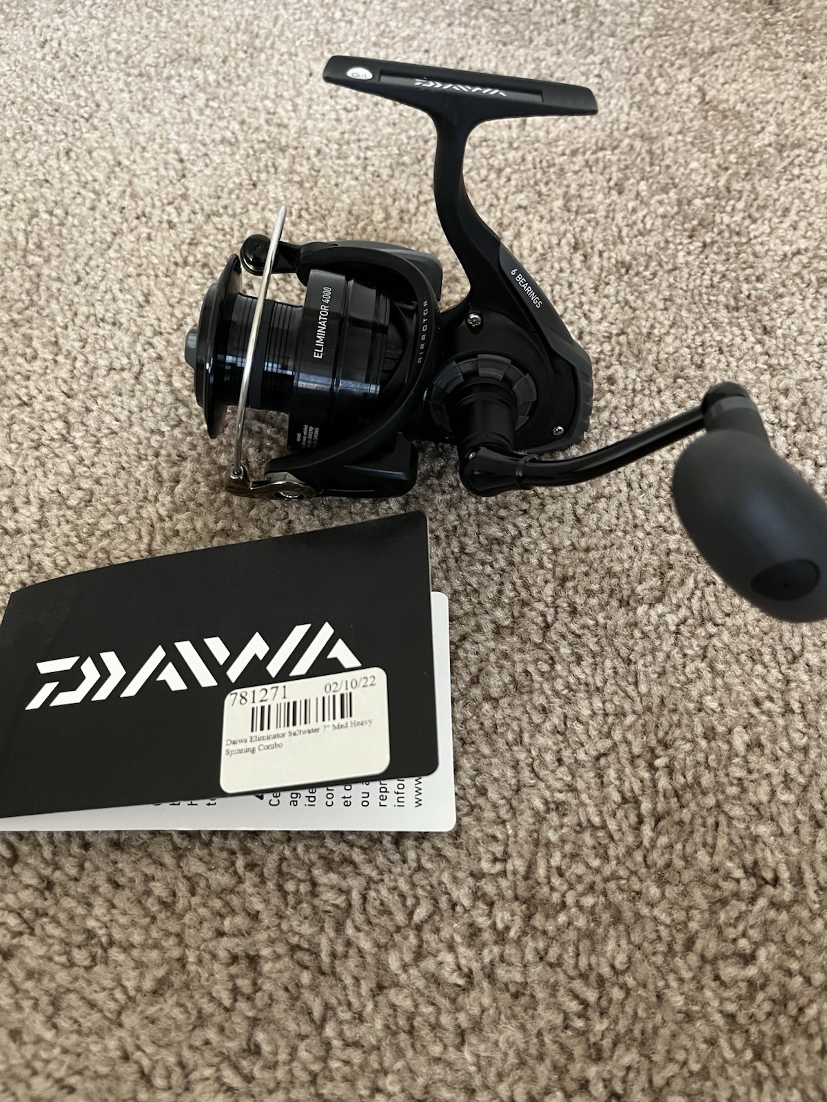 Daiwa Eliminator 4000 Saltwater Spinning Reel 5BB+1RB Alumin